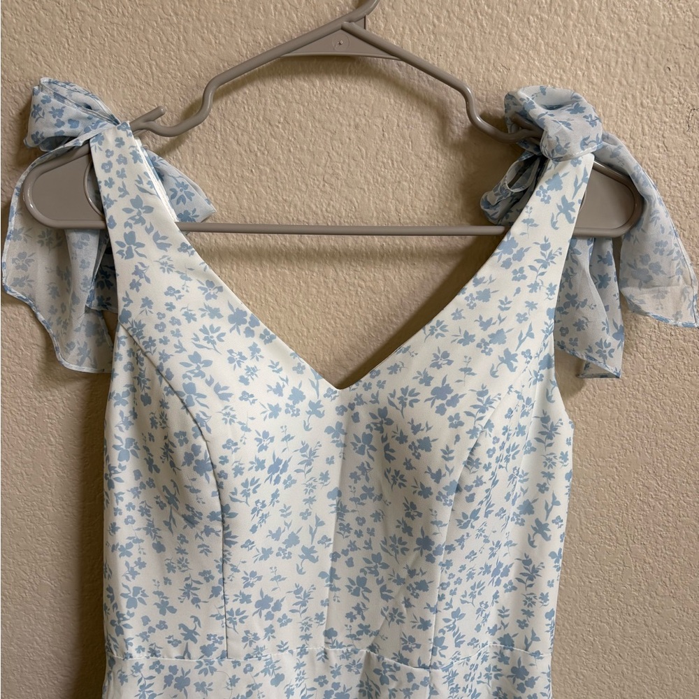 Floral bridesmaids dress